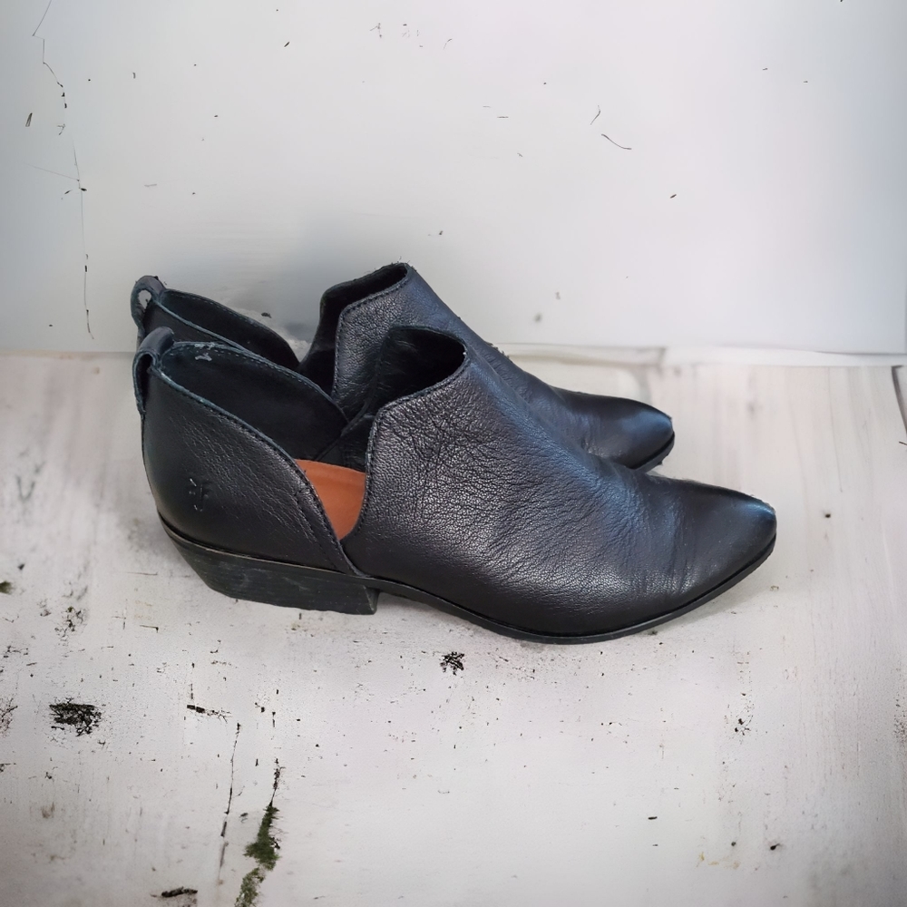 Frye leather booties